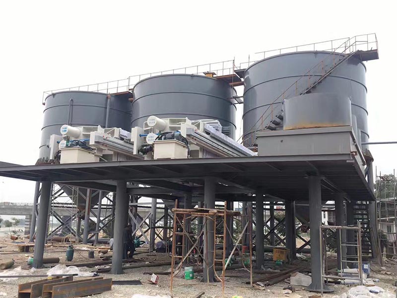 客户压滤机使用现场